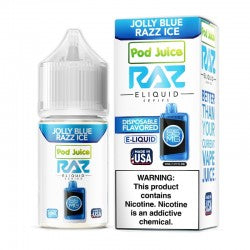 Pod Juice RAZ Disposable Collab Nic Salt E-juice 30ml