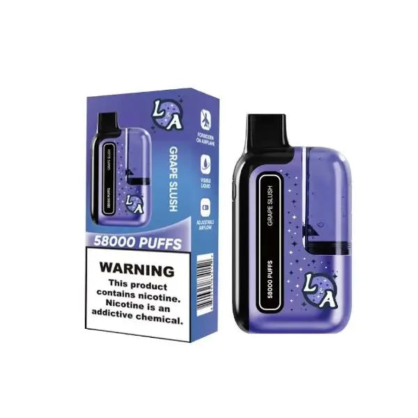 Watermelon Ice L&A Tank 58K disposable vape 58000 puffs available online at MistVapor vape shop.