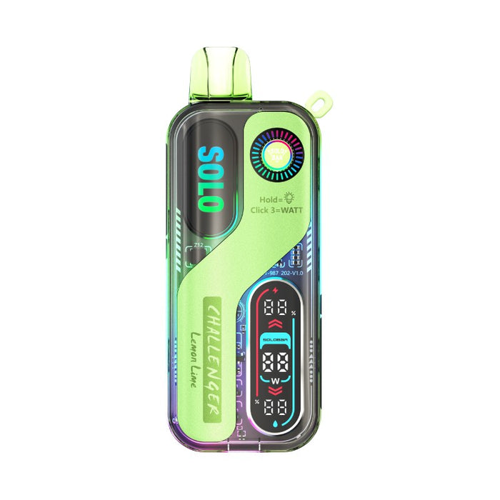 Blueberry Ice SoloBar Solo 30K Disposable Vape for sweet and cooling berry clouds