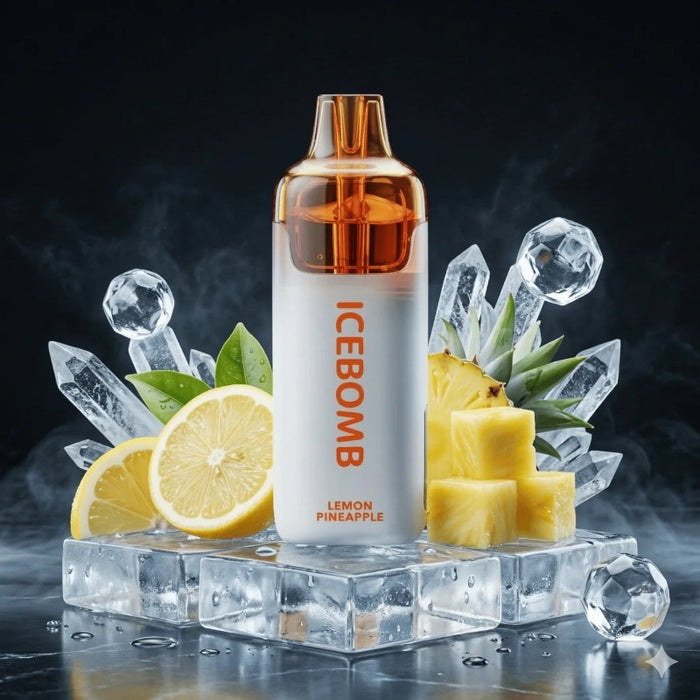 Passion Grapefruit ICEBOMB 18K Disposable Vape with 13W maximum power output.
