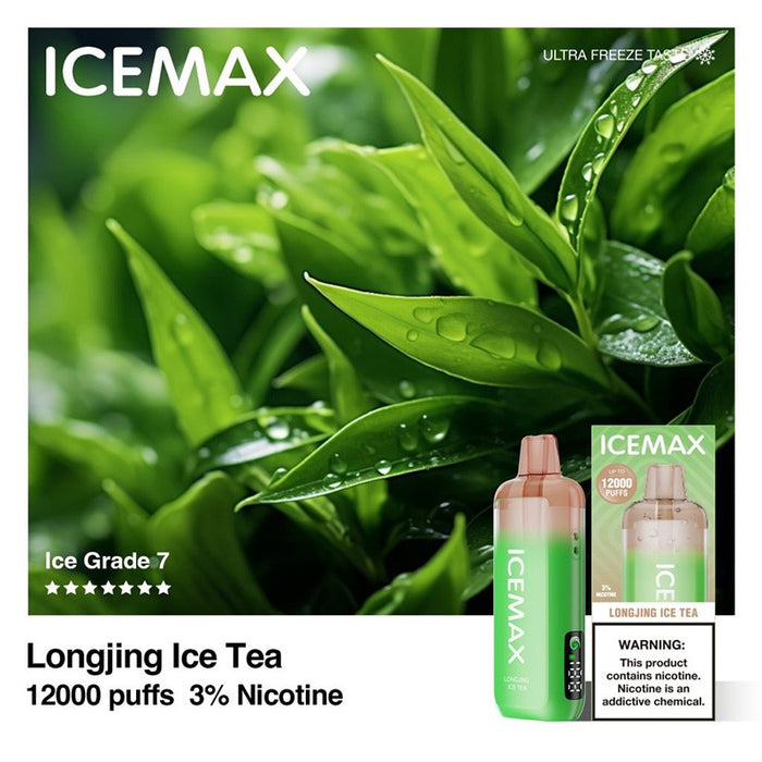 Icemax 12K vape with Iced Pocari flavor for a refreshing and cool vaping session