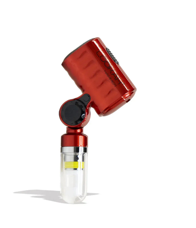 Side power button and temperature controls on Lookah Hammer enail vaporizer