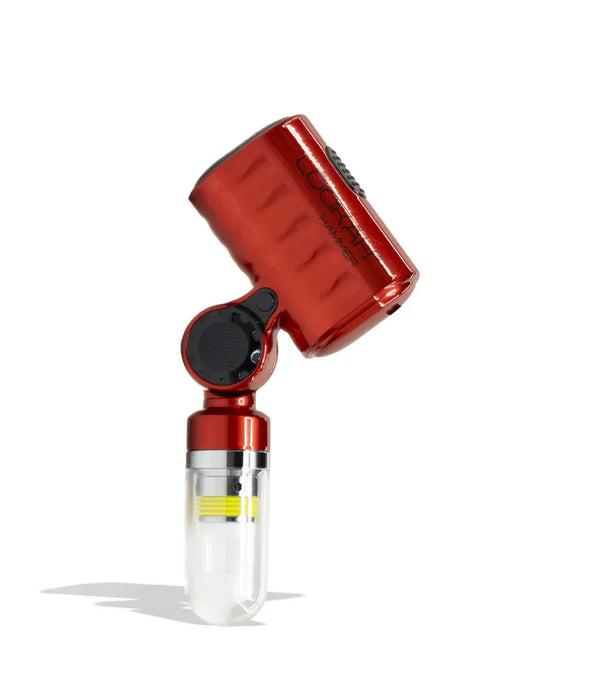 Side power button and temperature controls on Lookah Hammer enail vaporizer