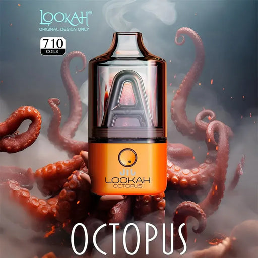 Lookah Octopus electric dab rig with quartz coil and USB-C charging – best portable e-rig for wax dabs