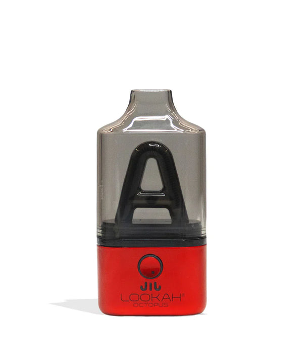 Side view of Lookah Octopus showing airflow and LED indicators – high-tech wax vape rig