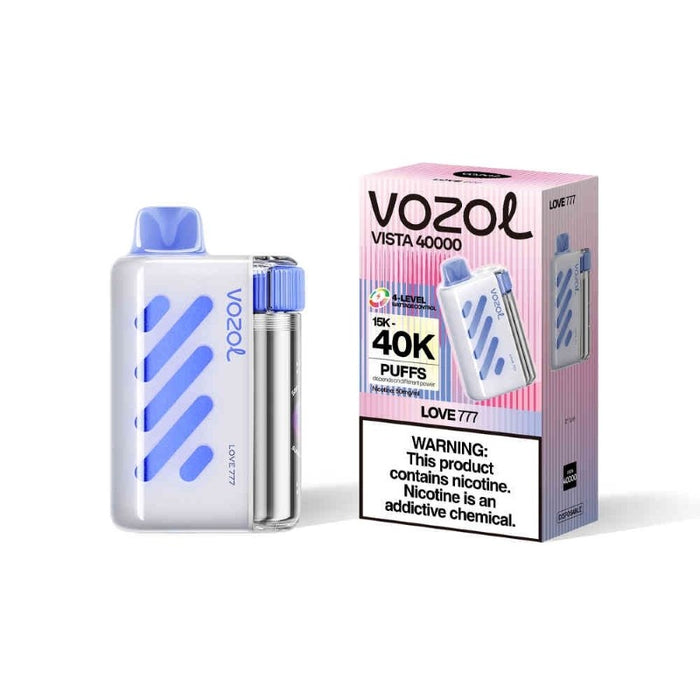 VOZOL Vista 40K vape pre-filled with 20ml premium e-liquid for long-lasting flavor.