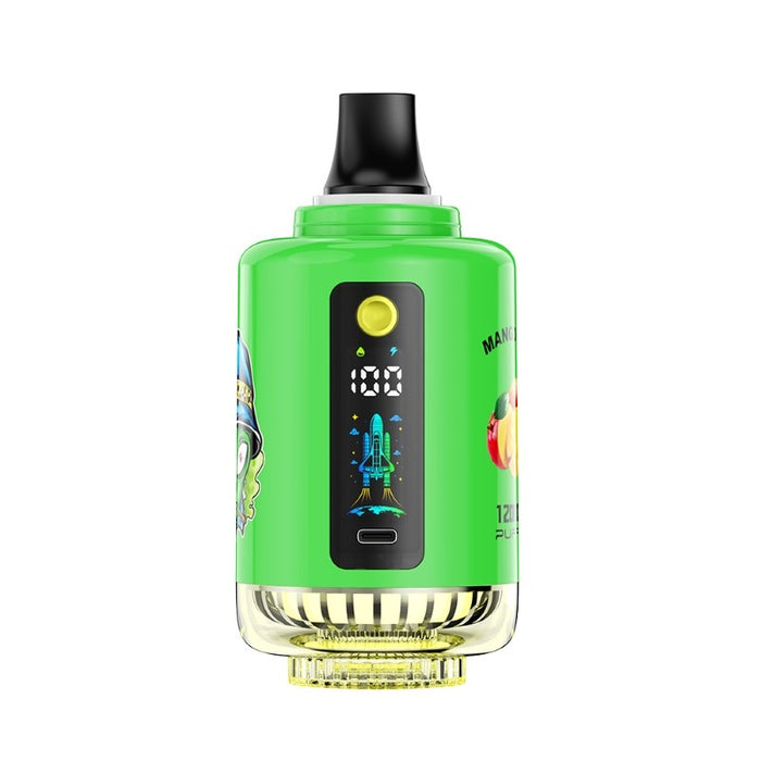 ATVS 120K disposable hookah with adjustable airflow and 0.5% nicotine strength