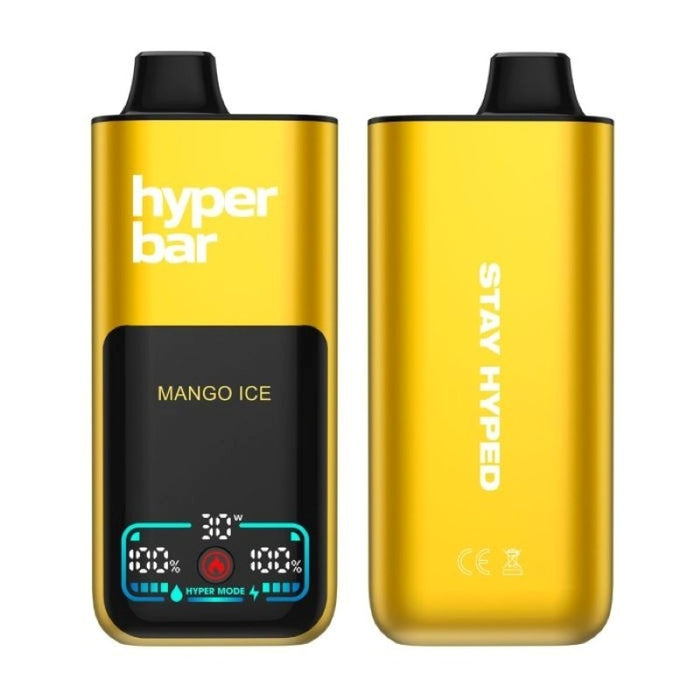 Hyper Bar BE 70K Disposable Vape delivering rich clouds and strong flavor