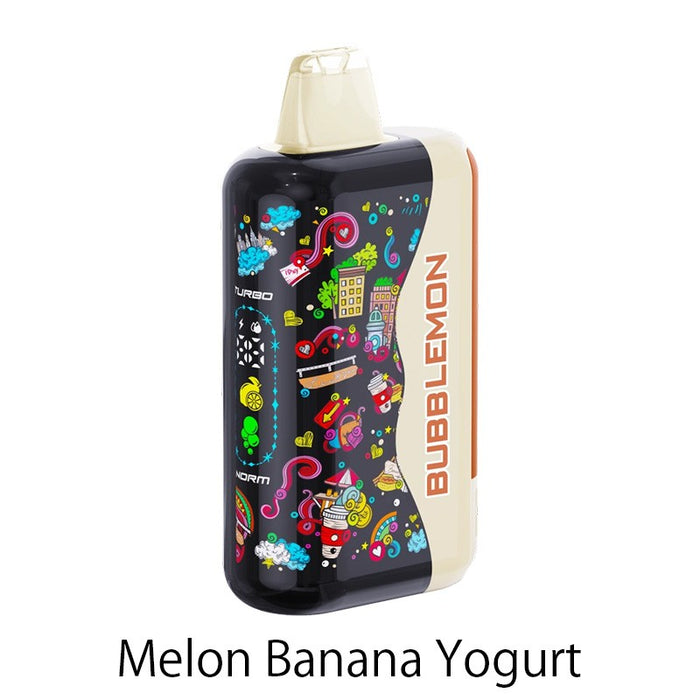 Bubblemon Graffiti Tuzzy 35K disposable vape with USB Type C charging support