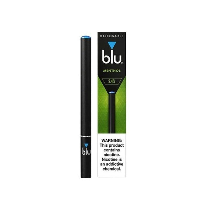 Ready-to-use BLU disposable vape with draw-activated design, perfect for hassle-free nicotine vaping sessions.