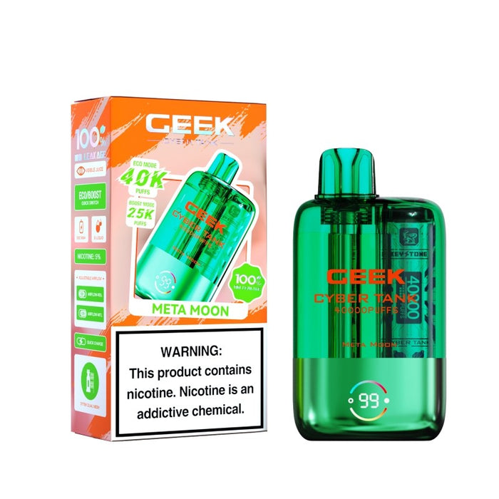 Smooth flavor Ceek Cyber Visible Tank 40K disposable vape with dual mesh coils