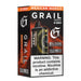 Premium Grail G550 50K vape available in flavors like Peach Ice, Watermelon Ice, and Mexican Mango.