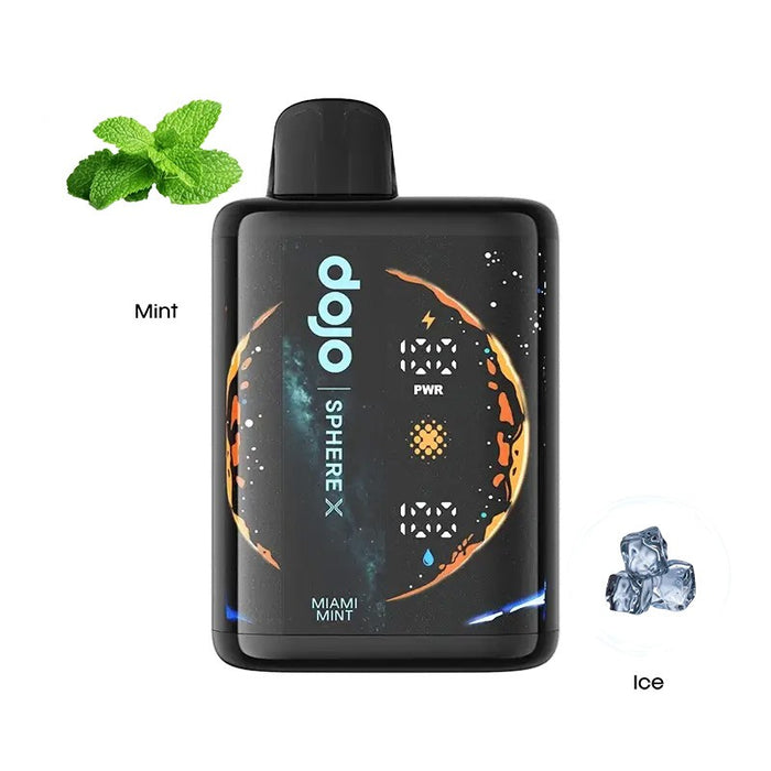 Long-lasting Dojo Sphere X 40K vape, delivering consistent vapor production with every puff.