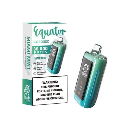 Triple tank Equator EQ30000 Disposable Vape Kit, mistvapor.