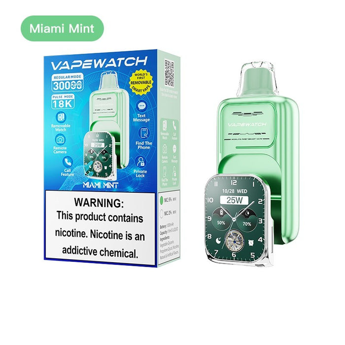 JNR VapeWatch Removable Screen 30K Vape 5%