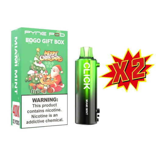 Pyne Pod Click 40K BOGO disposable pod compatible with Pyne Pod Click 40K battery