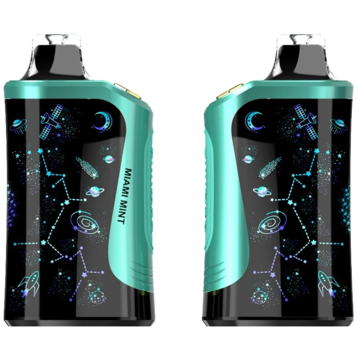 Rodman MVP 65K disposable vape featuring 3D curved LED display and astral-inspired cosmic visuals at MistVapor online vape shop.