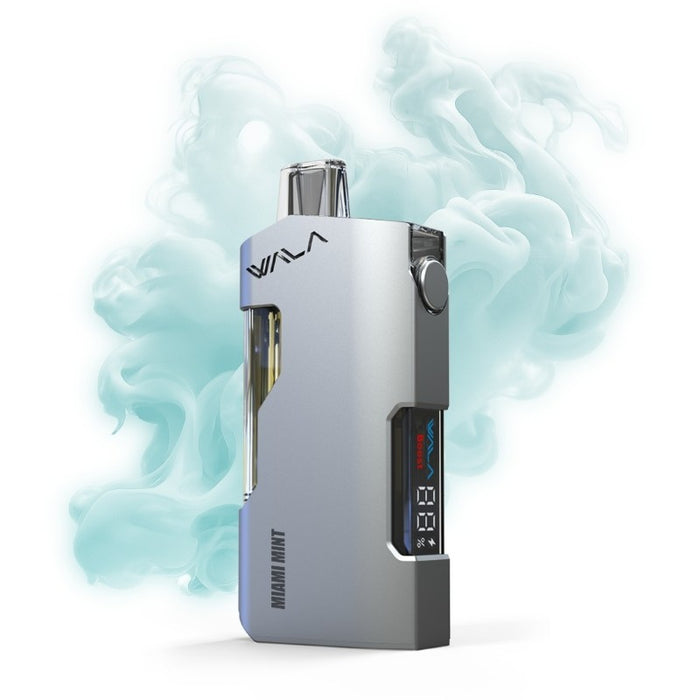 Wala Yo 50K rechargeable disposable vape with smart screen and high capacity battery for extended vaping sessions.
