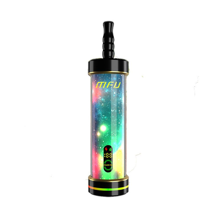 MFU Shisha X2 60K disposable vape in all flavors – 60ml e-liquid, 0.5% nicotine, rechargeable.