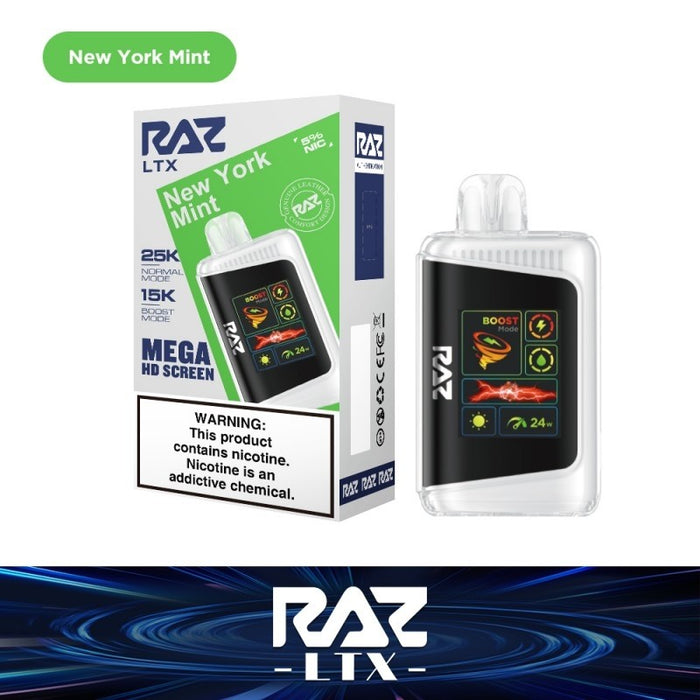 RAZ LTX 25K Disposable Vape 16ml 5%