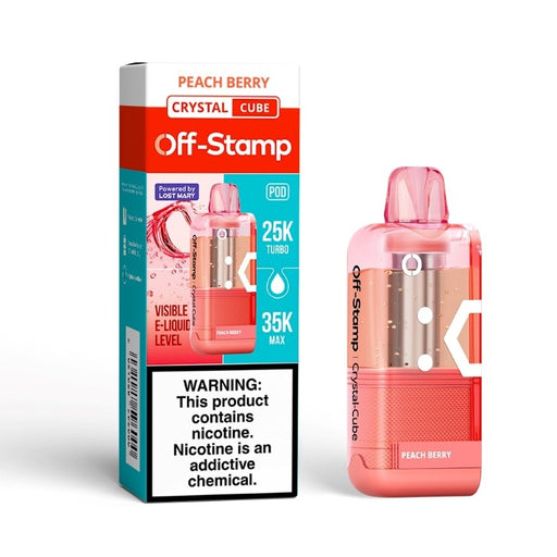 Long-lasting Off-Stamp disposable vape pod with 35000 puff capacity