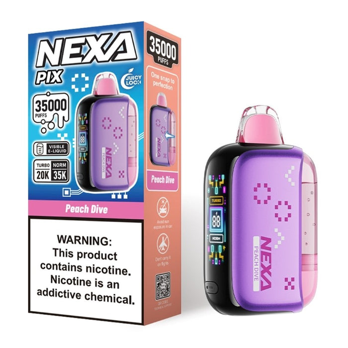 USB Type-C fast charging on NEXA PIX disposable vape at MistVapor online vape shop