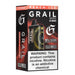USA-made Grail G550 50K vape with transparent e-liquid tank and integrated rechargeable battery.