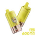 Triple flavor WASPE 60K disposable vape with 60,000 puffs and pre-filled e-juice for extended vaping enjoyment.