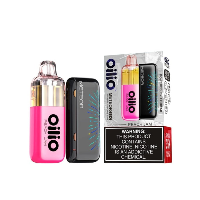 Lookah Oilio Meteor 35K disposable vape available at MistVapor online vape shop