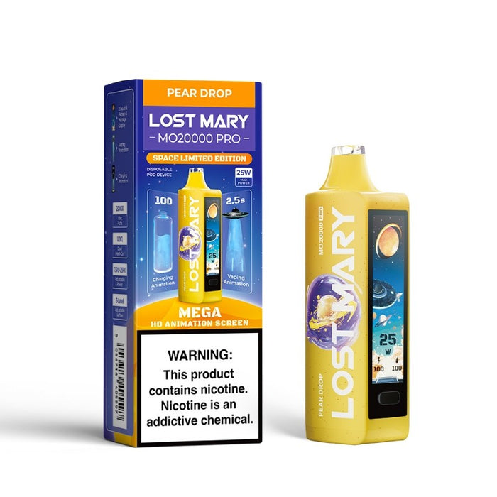 18ml Pre-Filled E-Juice and 800mAh Battery in Lost Mary MO20000 Pro Space Limited Edition Disposable Vape