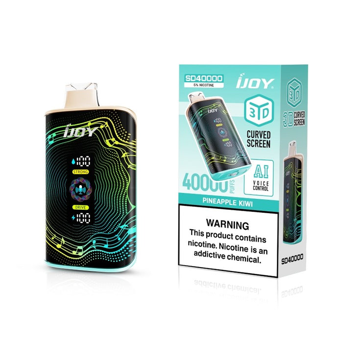 iJoy Bar SD40000 AI Voice Control Disposable Vape, the ultimate long-lasting vape, at MistVapor.