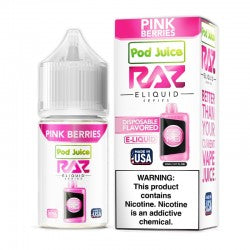 Pod Juice RAZ Disposable Collab Nic Salt E-juice 30ml