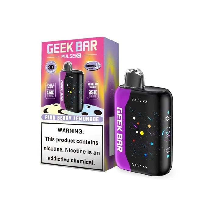 Premium Geek Bar Pulse X 25K disposable vape with adjustable airflow and high-capacity battery sold at MistVapor online