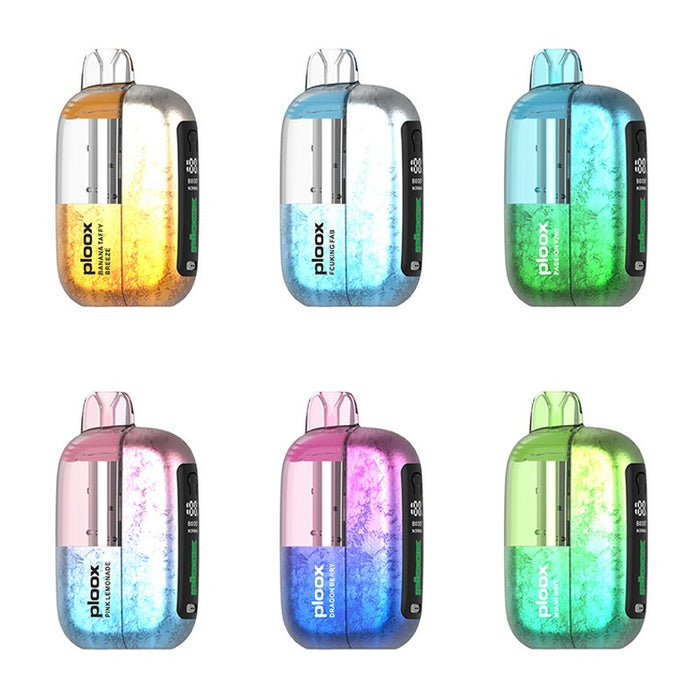 Ploox Ultra S 55K disposable vape with dual mode and transparent e-juice tank at MistVapor online vape shop
