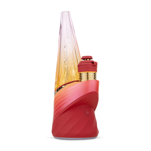 Red and gold vape device on a white background at VIVANT online Vaporizer Shop
