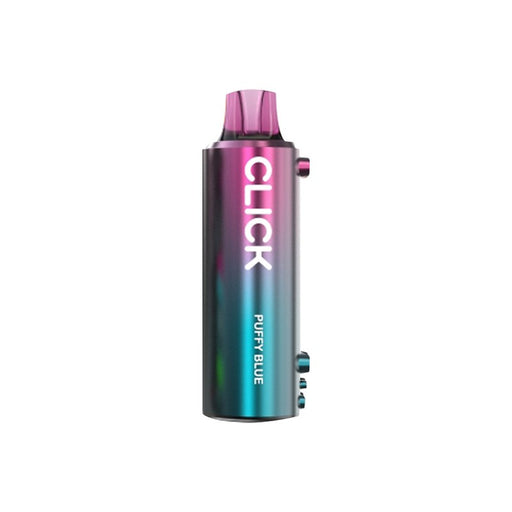 Pyne Pod Click 40K disposable pod with 5% nicotine strength for smooth throat hits.