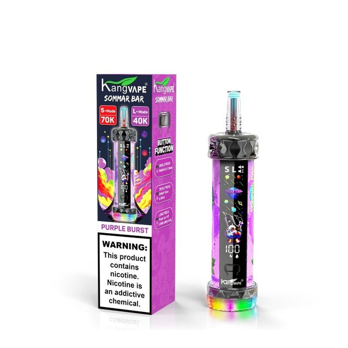 Kangvape Sommar Bar vape with interactive sound effects for puff duration