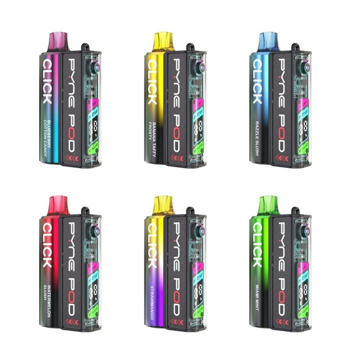 Pyne Pod Click 40K Disposable Vape 40000 puffs with detachable rechargeable battery at MistVapor.