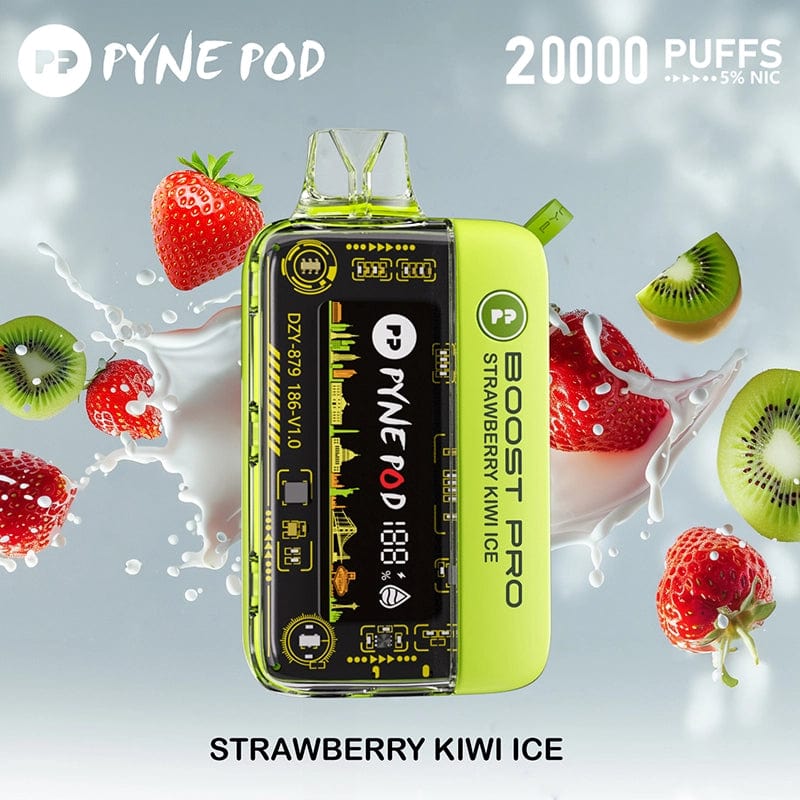 Boost Pro 20000 e-juice and battery display screen