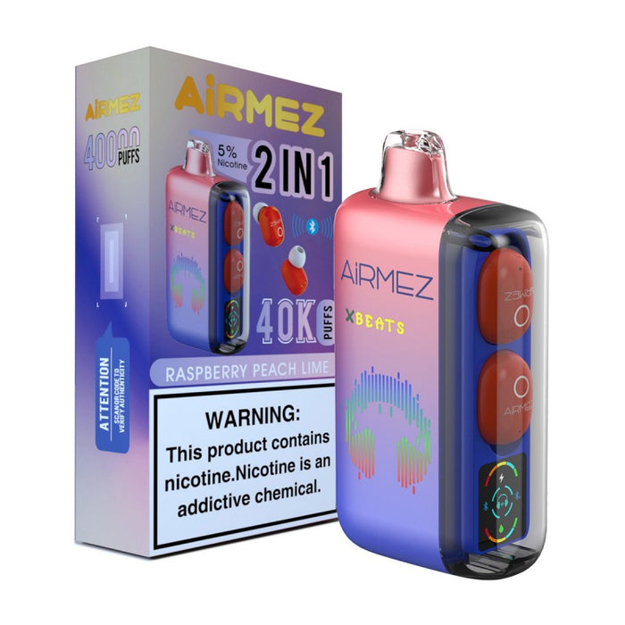 Sour Mango Pineapple flavor option for AiRMEZ Xbeats 40K Disposable Vape