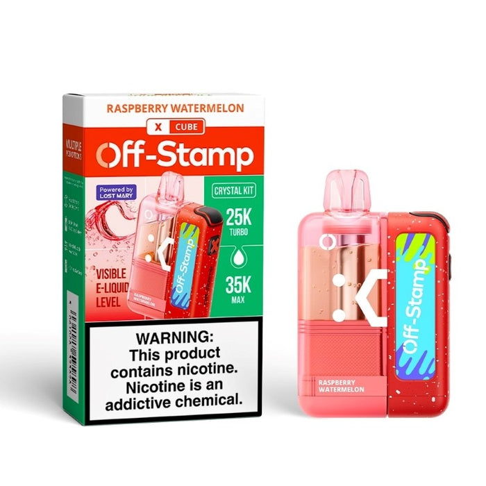 High-performance Off-Stamp Crystal Cube 35K rechargeable disposable vape – MistVapor