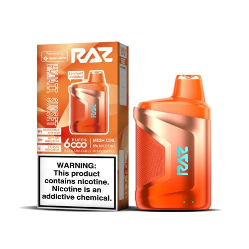 Draw-activated RAZ CA6000 for smooth vape