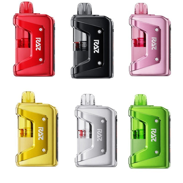 RAZ Vue 50K disposable vape with detachable power bank and transparent pod at MistVapor online vape shop