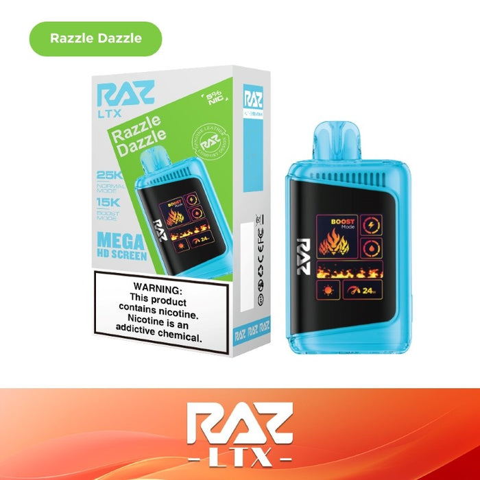 RAZ LTX 25K Disposable Vape 16ml 5%