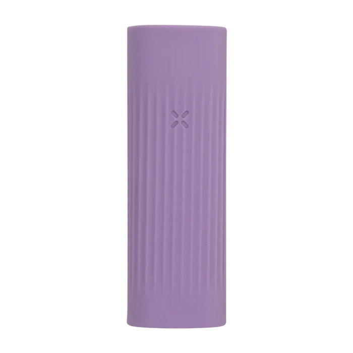 Silicone grip sleeve in lavender for PAX vaporizer.