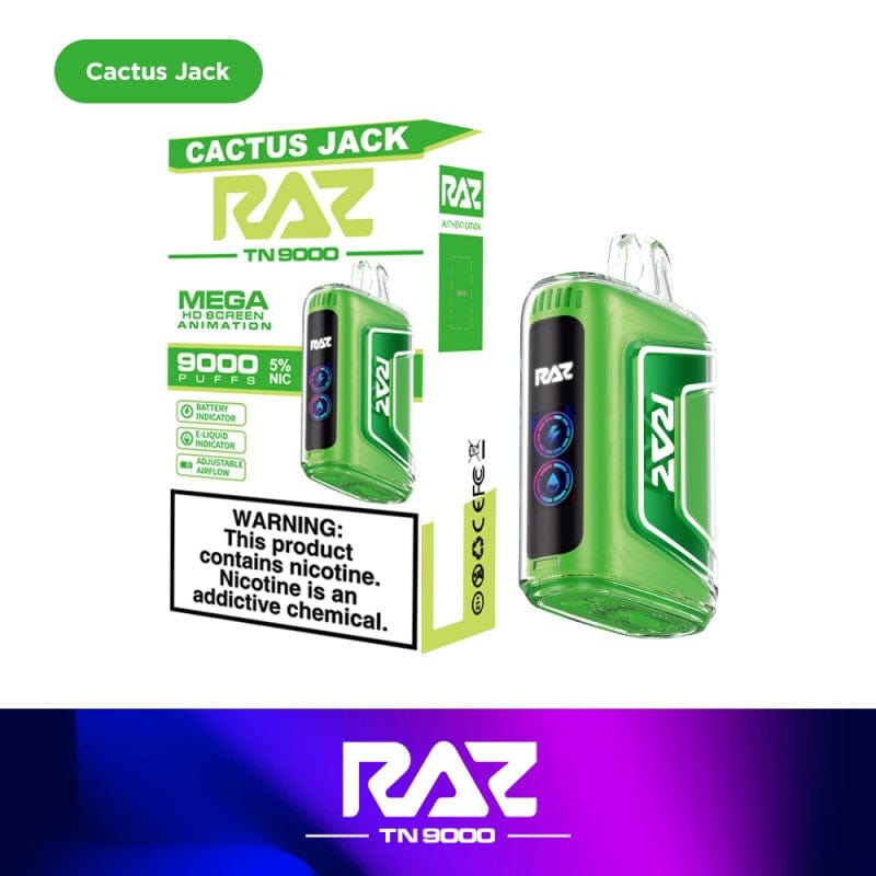 RAZ TN9000 rechargeable disposable vape
