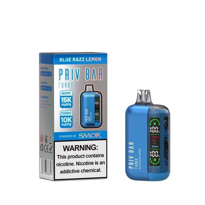 High-capacity SMOK Priv Bar Turbo 15000 Disposable Vape