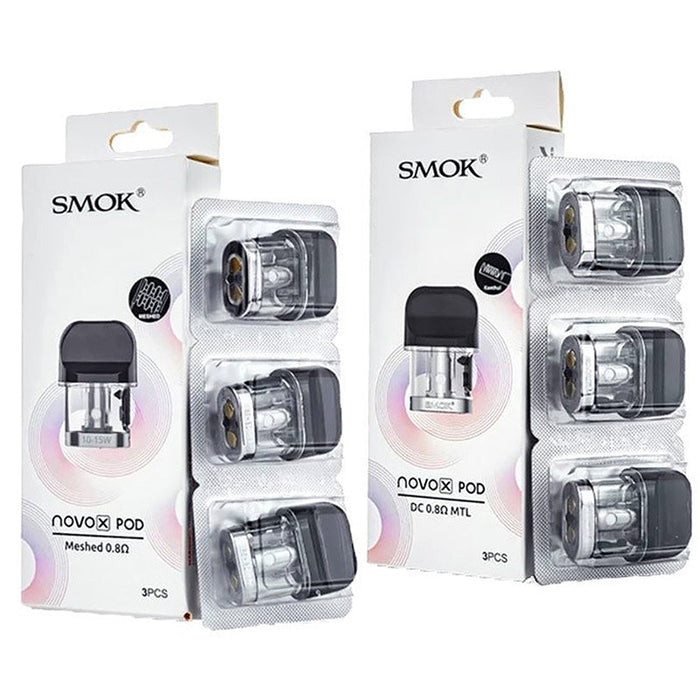 SMOK Novo X Replacement Pod Cartridge 2ml with Coil (3pcs/pack)