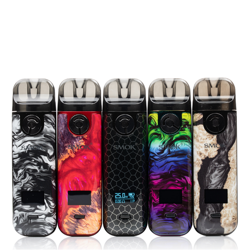 SMOK Novo 4 Pod System with adjustable wattage up to 25W.
