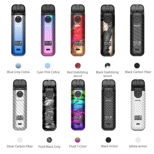 Compact design of the SMOK Novo 4 perfect for travel.